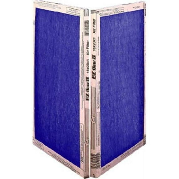 10055.011020 10 x 20 x 1 in. EZ Flow II Spun Fiberglass Disposable Furnace Filter - Pack Of 12