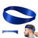 thumbnail image 2 of Banda de peluquero de silicona para corte de pelo, escote curvo, plantilla de afeitado para el hogar, herramientas de corte de pelo azul, 2 of 5