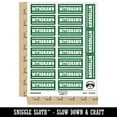 thumbnail image 2 of Withdrawn Bank Check Sticker Set - Dark Green - Gloss Finish - 2.00" Large, 2 of 7