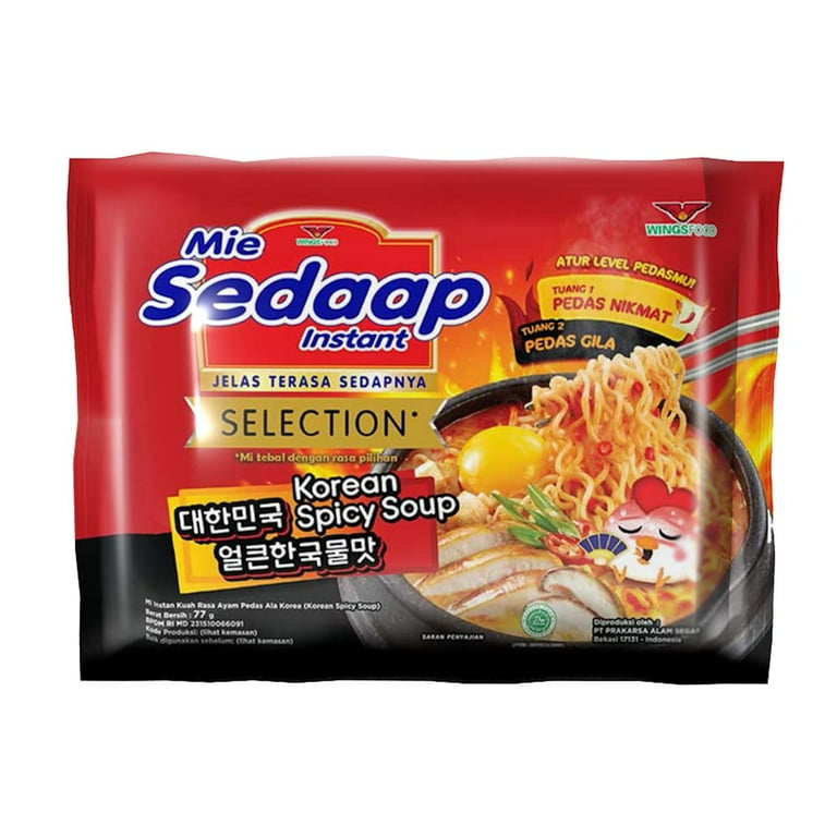 Mi Sedaap - Korean Style Spicy Chicken Flavored (Soup Packet (Pack