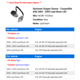 thumbnail image 2 of Upstream Oxygen Sensor - Compatible with 2005 - 2009 Land Rover LR3 2006 2007 2008, 2 of 2