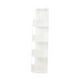 thumbnail image 2 of Bolsa organizadora de almacenamiento vertical de pared - Organizador de armario colgante de 4 niveles con tela no tejida, blanco o gris, 51,18 x 11,81 x 5,91 pulgadas, 2 of 6