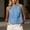 Sky Blue, variant on Gamivast Sleeveless Blouses for Women Crewneck Elegant Casual Tank Tops Dressy Work Office Shirts Loose Fit Lightweight Flowy Summer Fall Tunic Clothes for Everyday Black L