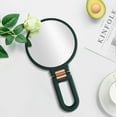 thumbnail image 1 of Espejo de tocador giratorio flexible de doble cara, de metal, con aumento de 15x, ideal para mujeres y niñas (blanco)., 1 of 1