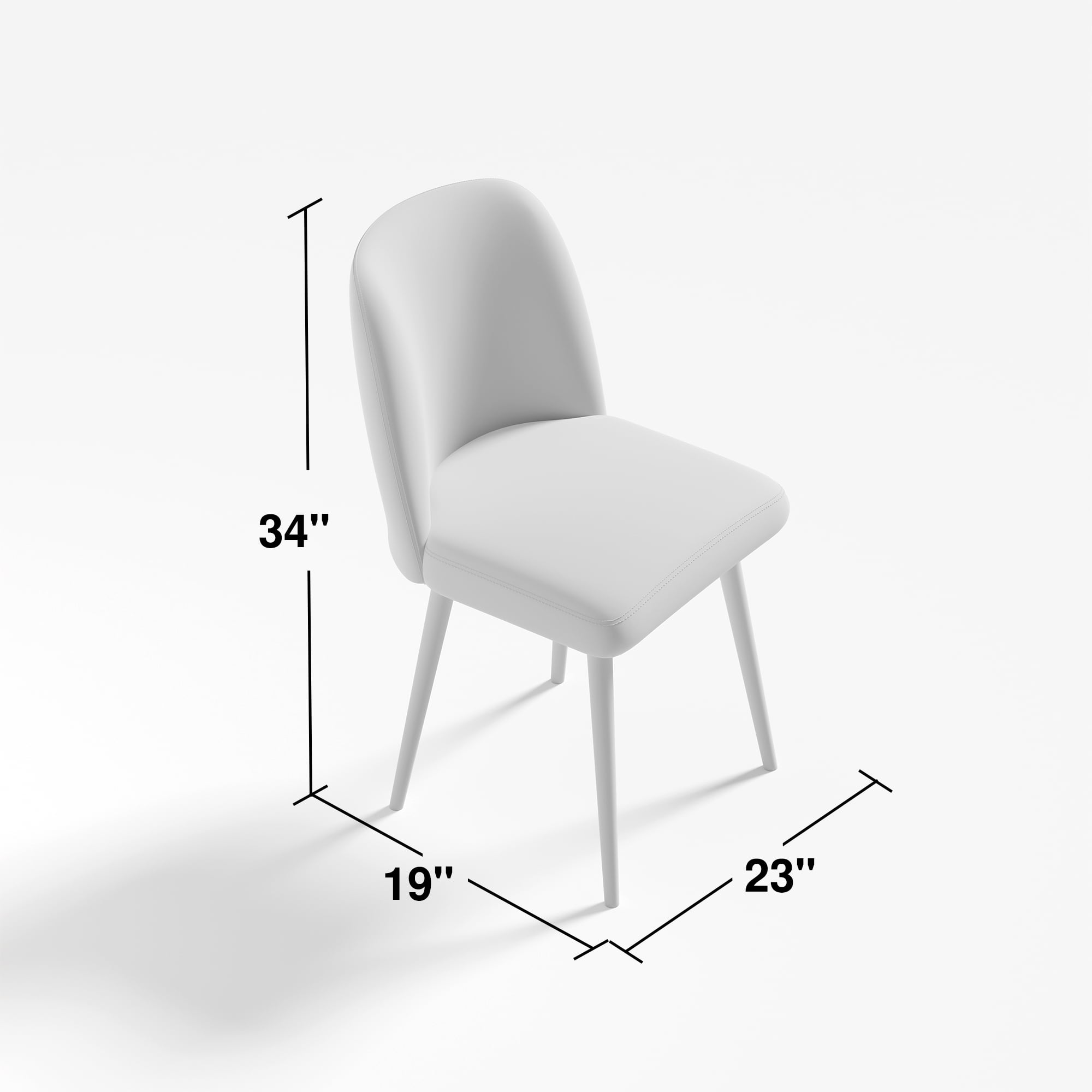 Upholstered Side Chairs Dining Chairs Modern Dining Living Room Kitchen Chairs, Beige with Gold Leg (Set of 2)