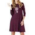 thumbnail image 1 of Mini-robe à Manches Longues Imprimé Pissenlit pour Femmes, 1 of 5