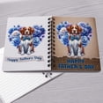 thumbnail image 4 of Brittany Spaniel Proud Dad Happy Father's Day Spiral Bound Journal Brittany Dog Lover Gifts Idea 5x7in Spiral Notebook - 02008, 4 of 5