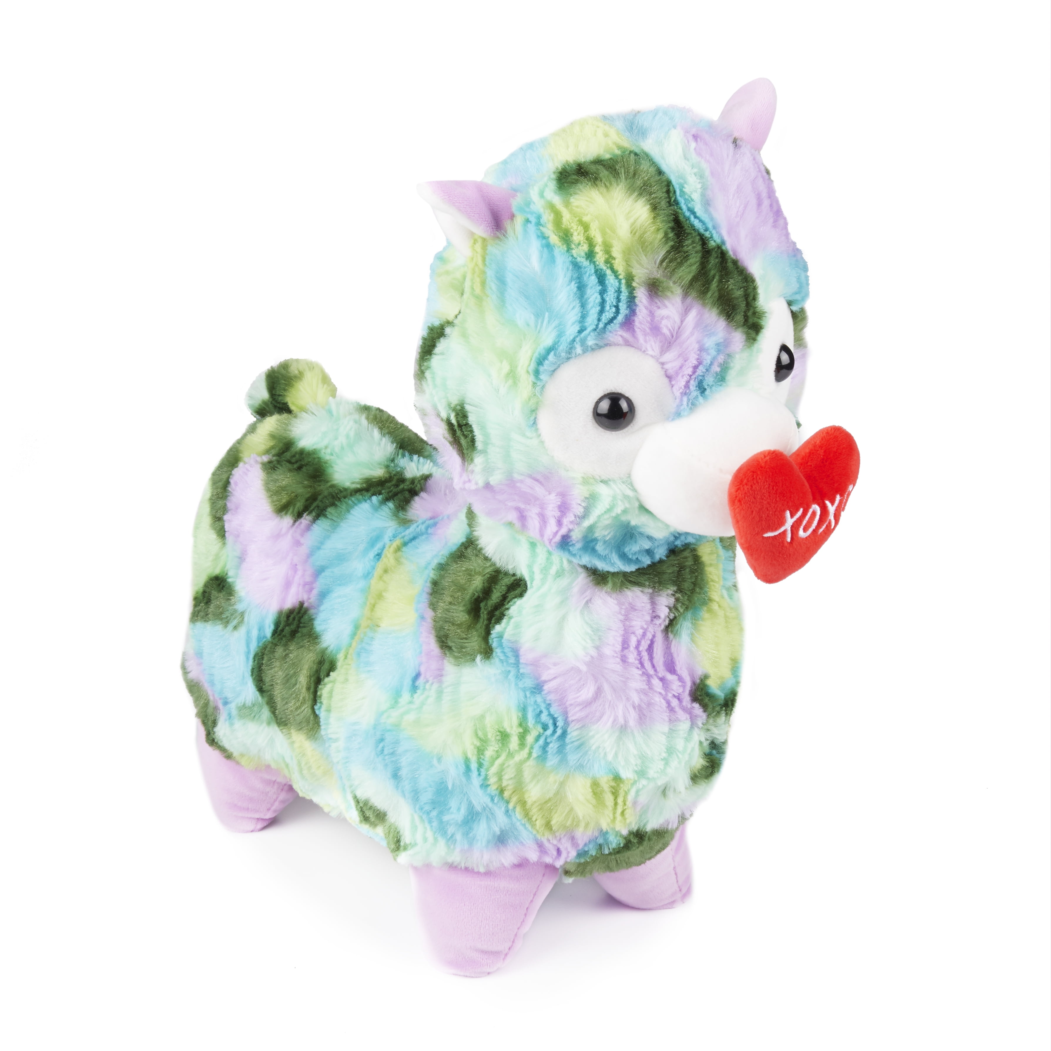 tie dye alpaca stuffed animal