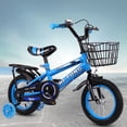 thumbnail image 3 of Bicicleta Bicicleta para niños de 12/14/16 pulgadas, bicicleta para niños y niñas, bicicleta para niños de altura ajustable con cesta desmontable para 2-7 años 1 1, 3 of 5
