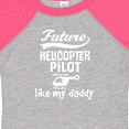 thumbnail image 4 of Inktastic Future Helicopter Pilot Like Daddy Boys Baby Bodysuit, 4 of 5