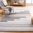 thumbnail image 2 of SAFAVIEH Kilim Adam Striped Polyester Area Rug, Ivory/Brown, 5' x 8', 2 of 9