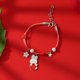 thumbnail image 2 of Pulsera de cuerda roja de conejo Temperamento dulce Pulsera de cuentas de cristal rojo lindo Mujer 874D Shun One, 2 of 2
