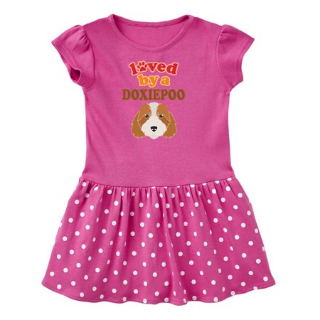 

Inktastic Doxiepoo Dog Gift Dachshund Poodle Gift Toddler Girl Dress