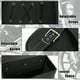 thumbnail image 5 of Par Motocicleta Alforja Lateral Herramienta Bolsas Ajustable Hebillas Negro, 5 of 10