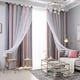 thumbnail image 4 of 2 cortinas de tul de doble capa con degradado para ventana, parasol., 4 of 6