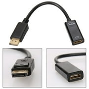 Opolski 4K Display Port DP to HDMI Cable Converter Adapter for PC Notebook TV Projector