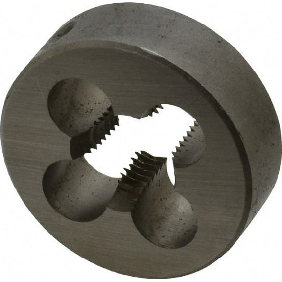 Cle-Line Round Threading Die,1/4"-18,HSS C65493