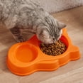 thumbnail image 4 of vnanda Pet Bowl Double Cat Dog Bowl Stainless Steel Non-slip Easy Cleaning Prevents Splashing Protects Cervical Vertebrae Pet Feeder Bowl Heightened Pet Bowl, 4 of 8