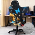 thumbnail image 3 of TSOVTHRID Sunflower Daisy Butterfly Print Set of 4 Gaming Chair Covers Slipcovers with Armrest Covers, Stretch Game Computer Office Desk Chair Cover Protector,Rotating Armchair Covers, 3 of 7