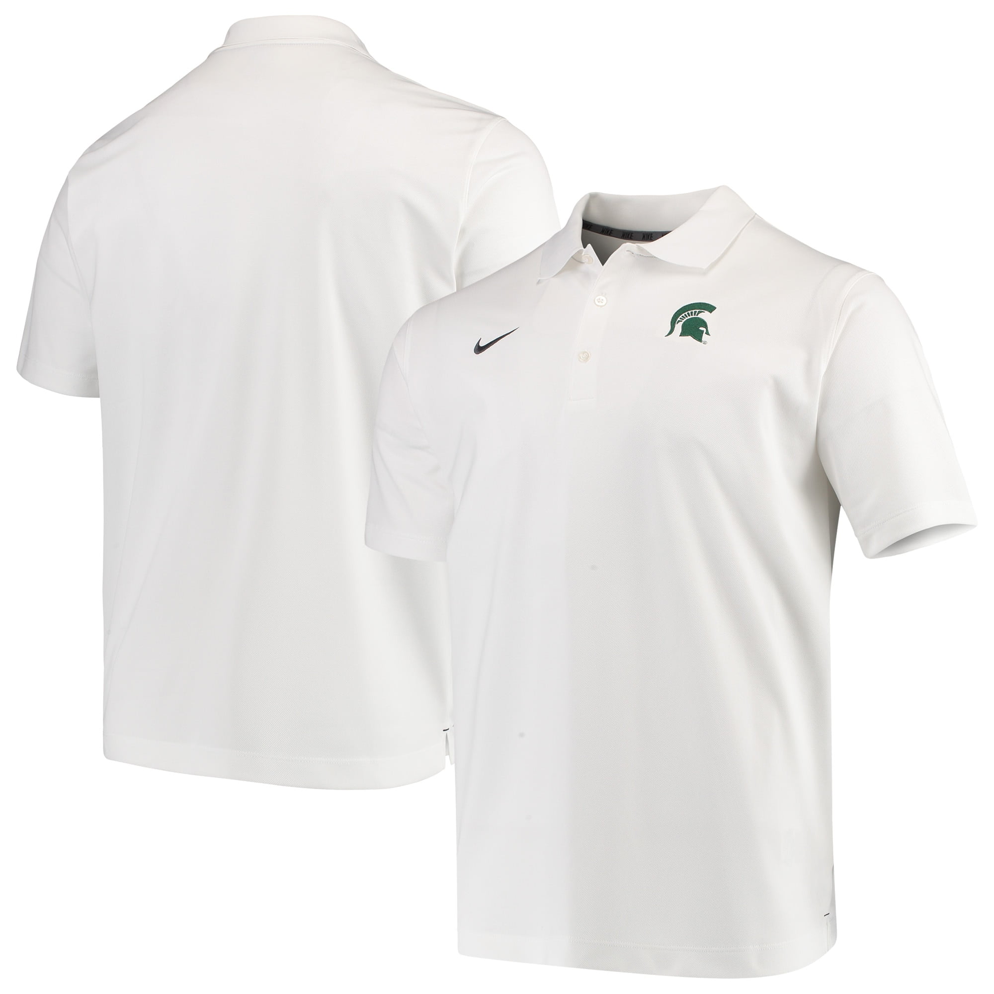 Michigan State Spartans Nike Collegiate Varsity Performance Polo - White - Walmart.com - Walmart.com