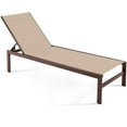 thumbnail image 1 of Gymax Aluminum Patio Chaise Lounge Outdoor Adjustable Lounge Chair W/ 6-Position Backrest, 1 of 9