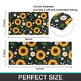 thumbnail image 7 of DarkBlue Sunflower Bee Pattern Kitchen Rugs Sets Of 2,Anti Fatigue Kitchen Mat Rugs Non Slip Washable,Decorative Kitchen Floor Mats for Kitchen,Sink,Laundry,17"x30"+17"x47", 7 of 7