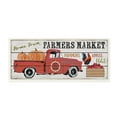 thumbnail image 2 of The Stupell Home Decor Home Town Farmers Market Red Pickup Truck with Pumpkins Wall Plaque Art, 7 x 17, 2 of 4