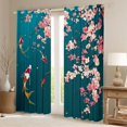thumbnail image 2 of jejeloiu Pink Cherry Flower Blackout Curtains Set of 2 (52x84 Each),Japanese Ukiyoe Style Window Curtains,Japan Tradition Aesthetic Curtains and Drapes For Men Women,Ultra Soft Home Decor, 2 of 6