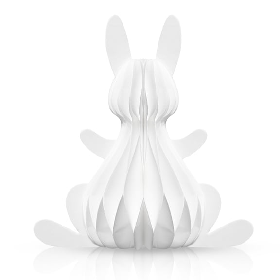 Briarwood Lane Spring Easter Honeycomb Paper Decor 5x5 White Bunny Honeycomb - Small Magnetic For Easter Honeycomb Paper Decor Party Centerpiece Decoration