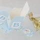 thumbnail image 4 of 12 cajas de papel con cinta estampada gruesa para regalos de fiesta, cajas de embalaje para dulces Azul, 4 of 9