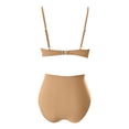 thumbnail image 5 of Womens Bikini Set Hollow Out with Cover Up Four Piece Swimsuit High Waisted Bottom Tummy Control Swimwear Beach Vacation, 5 of 6