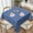 Blue, variant on Monogram Thin Chevron red Soft Tablecloth Square Dinng Table Covers for Kitchen & Table Linens 52" x 52"