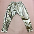 thumbnail image 5 of Youmylove Kids Girls Boys Metallic Harem Dance Pants Loose Fit Modern Hop Street Dancewear Child Trousers, 5 of 6