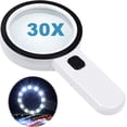 thumbnail image 1 of Perfect Gift For Seniors, Magnifying Glass With Light Combines Durable Abs Construction And Led Lighted Magnifier For Enhanced Multi-Use Capabilities, 1 of 8
