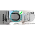 thumbnail image 6 of Toilet Grab Bar 30.3 Inch, ZUEXT Flip Up Grab Bar with Paper Holder, Polished Chrome Anti-Slip Safety Bars for Toilet, Stainless Steel Knurled Toilet Handles for Seniors Disabled Elderly Pregnant, 6 of 13