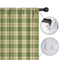 thumbnail image 4 of Blackout Kids Curtains,Green Beige Checkerboard Checkered Pattern Childrens Insulated Curtains Set Of 2,Bedroom Essentials,Toddler Room Decor 42"x54", 4 of 5