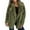 Army Green, variant on Women's Fashionable Solid-Color Lapel Mid-Length Plush Coat for Fall and Winter, Warm and Elegant, Winter Clothes for Women,White,S
