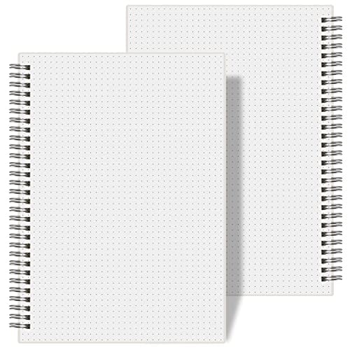 Cuaderno de notas puntos AHGXG (2), cuaderno bala B5 c/ cubierta, cuaderno de alambre 100GSM, para bullet journal, 7.3X 10