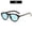 C2-Black Frame Blue Lens, variant on European and American fashion cat-eye studded retro oval sunglasses, new stylish outdoor sports trendy women's sunglasses, fashionable and versatile