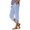 514_Sky Blue, variant on Jxximdong Capris Pants for Women, Fashionable Casual Trousers with Pockets Cotton Loose Striped Cotton and Linen Pants, Blue Women's Cropped Pants