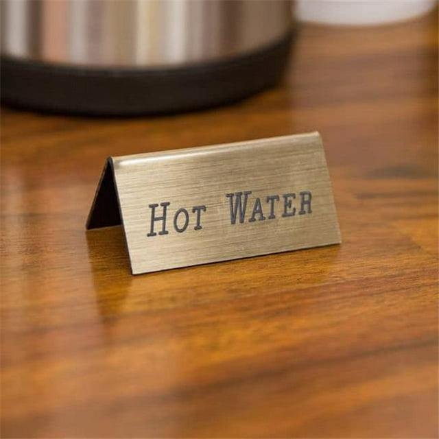Cal Mil 228-3-011 Beverage Tent Hot Water - Gold with Black