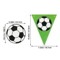 thumbnail image 7 of SOPOTUTU Soccer Theme Pennants 4-Pack Assorted Colors Sports Party Decorations Easy to and Install, 7 of 7