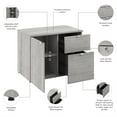 thumbnail image 6 of Stratus 30W Storage Cabinet with Drawers in Platinum Gray - Engineered Wood, 6 of 7