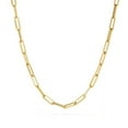 thumbnail image 4 of Hot Paperclip Link Chain Women Necklace Stainless Steel Gold 4 Sizes | Ringified Jewelry, 4 of 7