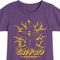 thumbnail image 3 of Pokémon  - Pikachu Lightning - Youth Girls Short Sleeve Graphic T-Shirt, 3 of 5
