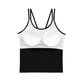 thumbnail image 5 of Blusa de poliéster para mujer, de moda, informal, de color liso, con tirantes, almohadillas para el pecho y la espalda, chalecos y tops moldeadores., 5 of 8