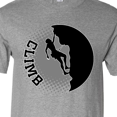 thumbnail image 4 of Inktastic Rock Climbing Silhouette T-Shirt, 4 of 5