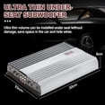 thumbnail image 2 of Amplificador para auto Yaeccc CTC-M668 3200W 4 canales 12V, 2 of 9