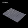 thumbnail image 3 of Unique Bargains 200 Pcs Clear Flat Open Plastic Poly Bags 10x15 Inch 1 Mil Packaging Bags for Proving Bread, Dough, 3 of 5