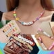 thumbnail image 3 of 100/200/300/500Pcs Mixed Letter Acrylic Beads Round Flat Alphabet Spacer Beads For Jewelry Making Handmade Diy Bracelet Necklace, 3 of 5
